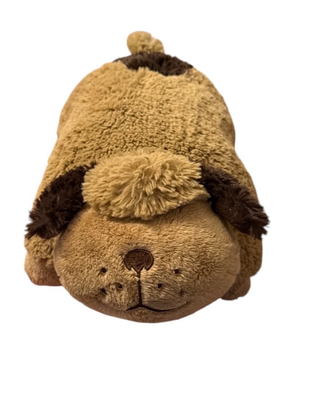 Brown dog pillow pet